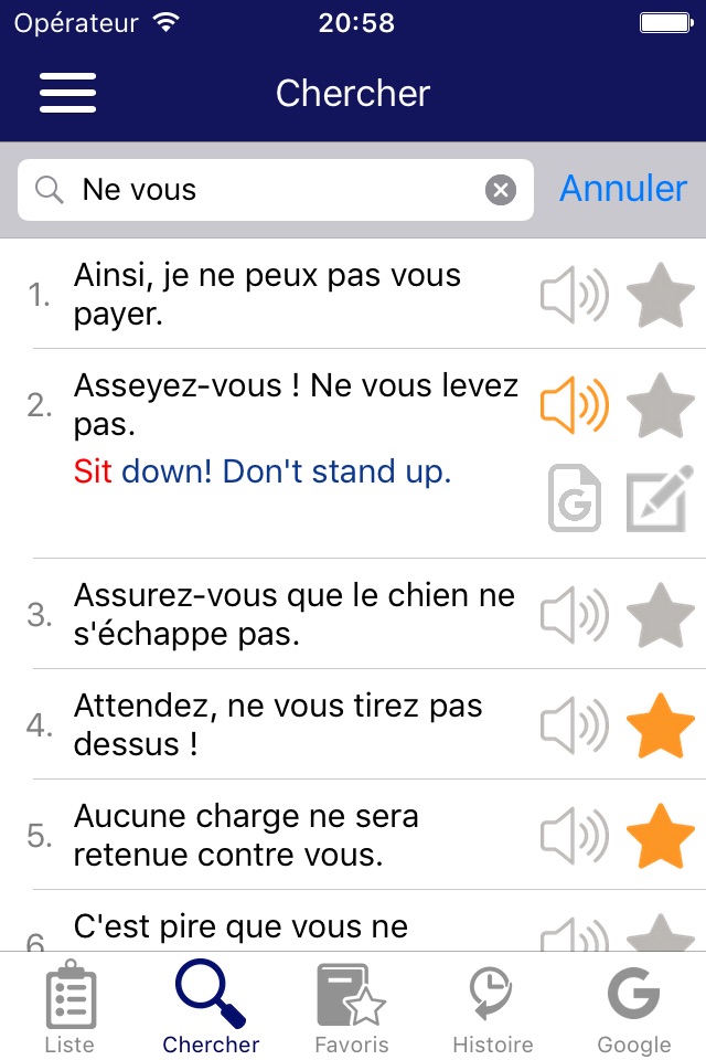 English - French Common Phrases screenshot 3