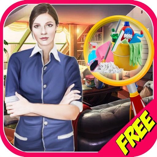 Cleaning House Hidden Object Icon