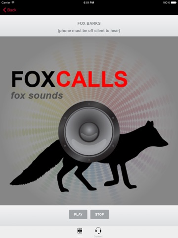 Fox Hunting Calls Fox Call-BLUETOOTH-AD FREE screenshot 2