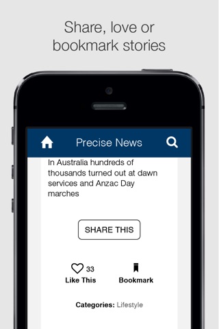 Precise News screenshot 2