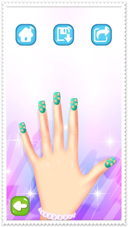 Nail Spa Salon Beautiful girls - makeup makeover and games dressup nails art & polish screenshot-4