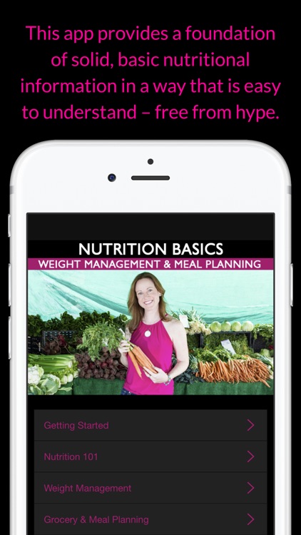 Nutrition Basics: Weight Management & Meal Planning