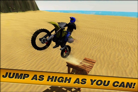 Crazy Beach Bike Stunts Sim screenshot 3