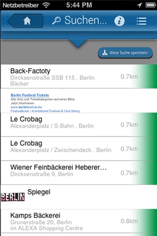 Öffnungszeiten screenshot 2