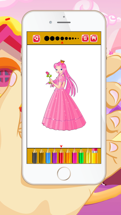 プリンセスぬりえ 子供と幼児のための無料の教育の色とペイントゲーム Iphoneアプリ アプステ