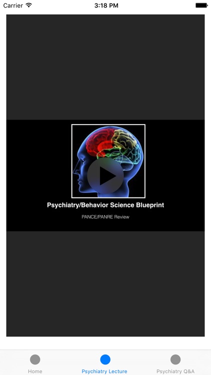 Psychiatry Blueprint PANCE PANRE Review Course (Lecture & Questions)