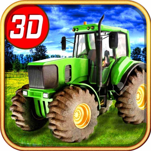 Farming Tractor Hay Harvest Simulator Icon