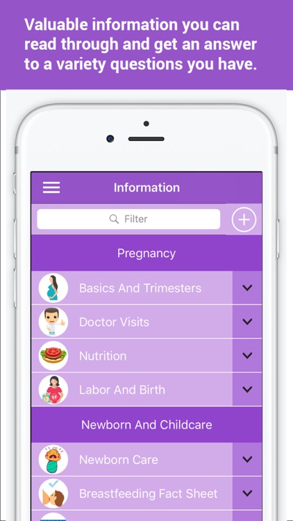 Pregnancy Countdown – Weekly Fetus & Mother Development plus Tips, Information and Checklists screenshot-3