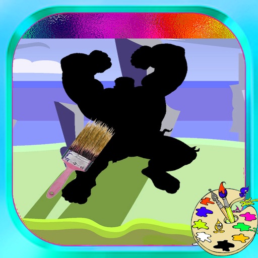 Coloring Game Hulk App Edition iOS App