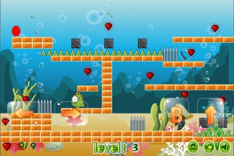 Fire Ball In The Sea - Fire Boy Adventure screenshot 2