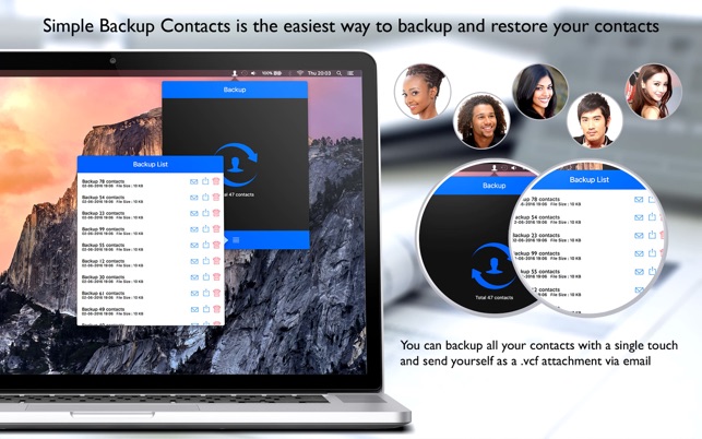 TabBackup For Backup Contacts