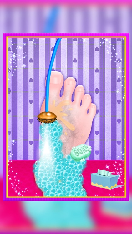 Princess rescue Leg Surgery - Nail Doctor Toe Nail Surgery, Kids free games for fun