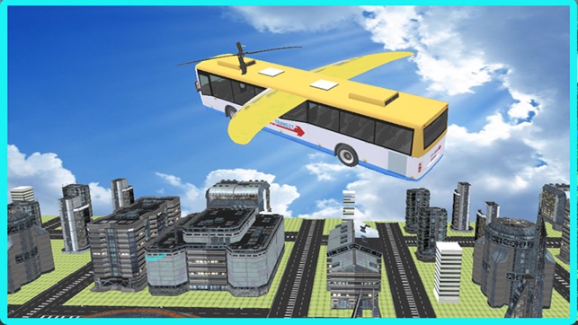 Flying School Bus Simulator - Extreme Stunt Bus Airplane Fli(圖1)-速報App