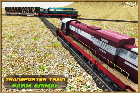 Transporter Train Farm Animals - Cattle Transport Tycoon Train Driving Game screenshot 4