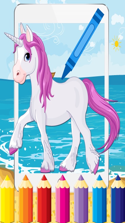 My Pony Princess Coloring Book Pages Free For Kid Practice Drawing screenshot-4