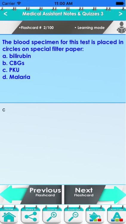 Medical Assistant Exam Review App/ 2300 Flashcards Study Notes - Terms, Concepts & Quiz screenshot-4