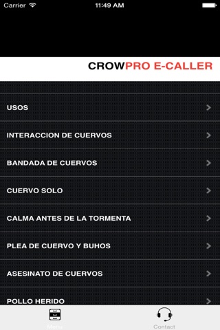 Llamadas y Sonidos REALES Para Cacería De Cuervos (Sin Anuncios) COMPATIBLE CON BLUETOOTH + screenshot 3