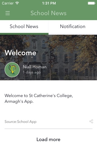 St. Catherine's College Armagh screenshot 2