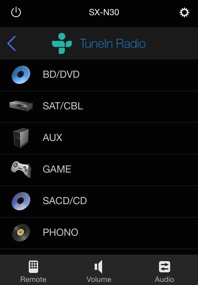 ControlApp for Pioneer SX-N30 screenshot 2
