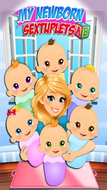 Newborn Baby Sextuplets - My Six New Baby Infant Care & Mommy Pregnancy Games