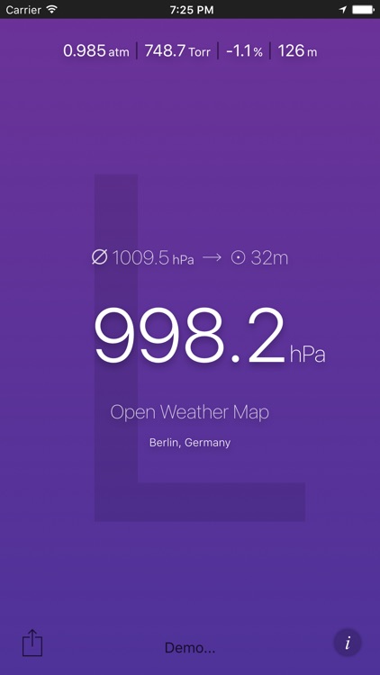 Air Pressure App