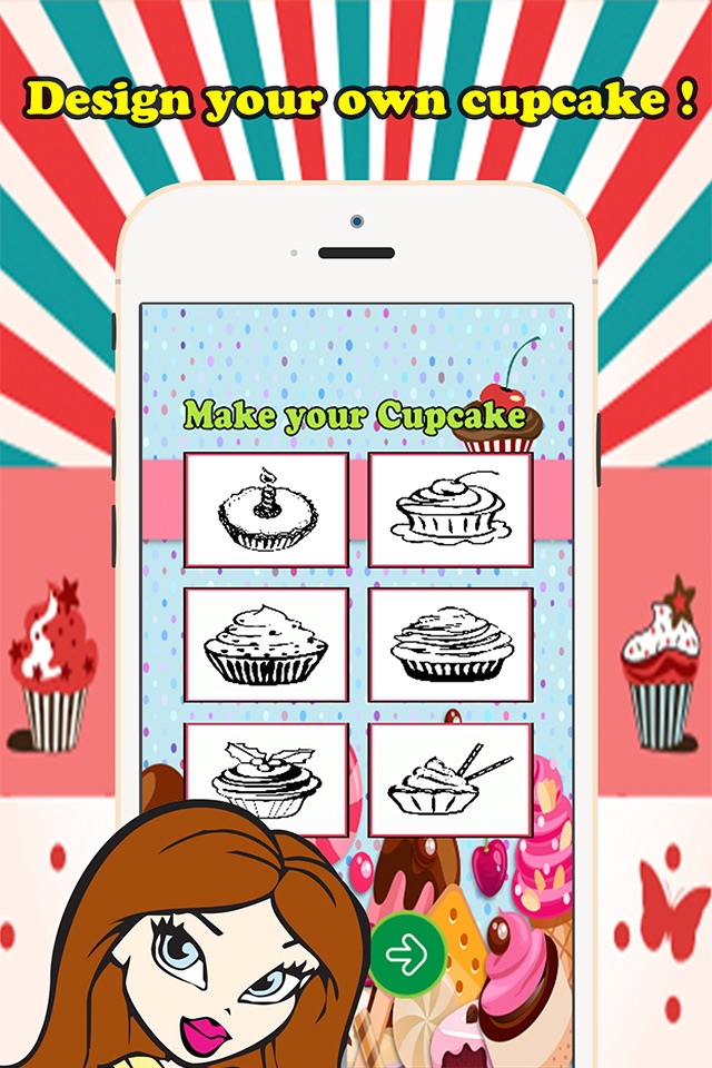 Bakery Cupcake Coloring Book Free Games for children age 1-10: Support your child's learning with drawing ideas, fun activities screenshot 2