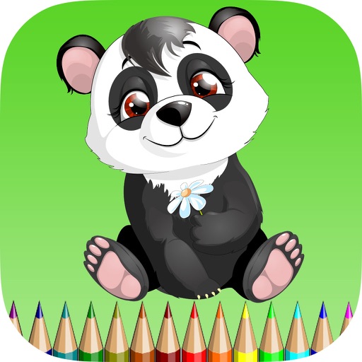Panda Bear Coloring Book: Learn to Color a Panda, Koala and Polar Bear, Free Games for Children iOS App