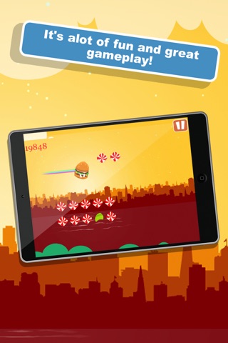 Sky High Burger Bounce: Fast Food Jump Pro screenshot 2