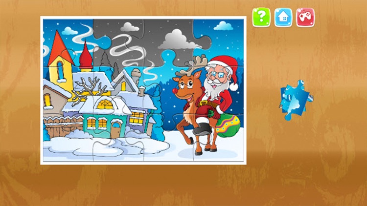 Jigsaw Puzzles Santa Claus - Games for Toddlers and kids