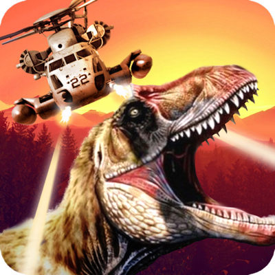 Dino-saur Gun-ship FPS Sim-ulator