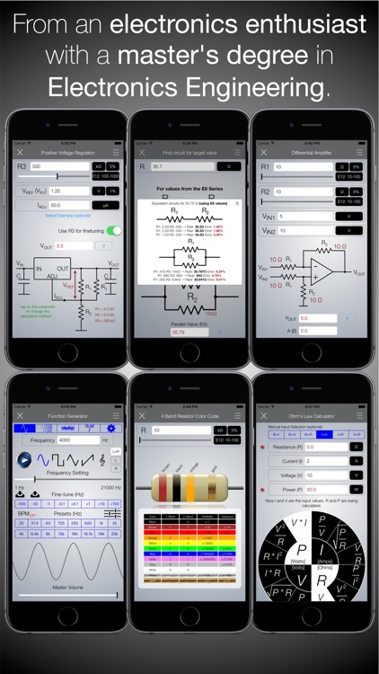 Electronics Engineering ToolKit PRO for iPhone