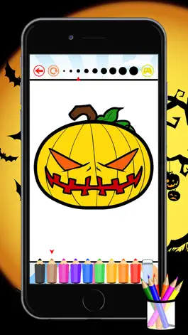 Game screenshot Happy Halloween Книжка-раскраска Бесплатные игры для детей apk