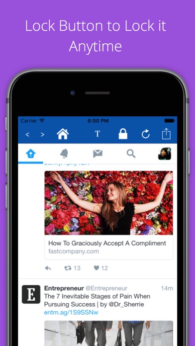 Mini for Twitter - with Lock Featureのおすすめ画像3