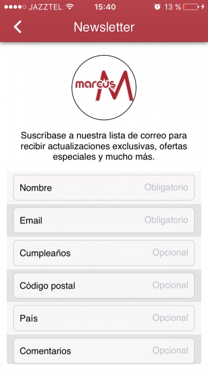 Marcusmoda - Ropa, Personalizaciones y Complementos