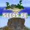 Installing Seeds in minecraft is as easy as a click and paste with our new App bundled with popular seeds "Seeds for Minecraft PE"