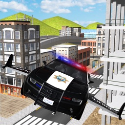 Flying Police Car Simulator 3d games