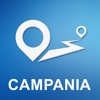 Campania, Italy Offline GPS Navigation & Maps