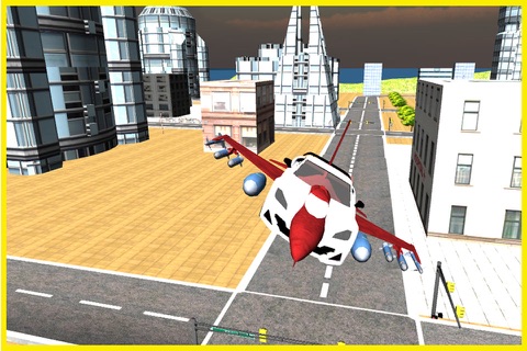 Futuristic F16 Flying Car Pro screenshot 3