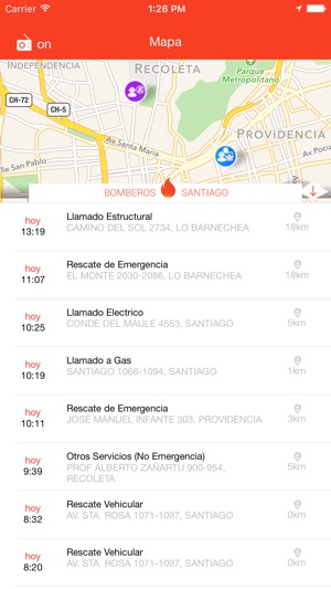 Bomberos Santiago(圖2)-速報App