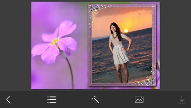 Lovely Flower Photo Frames - Elegant Photo frame for your lo(圖2)-速報App