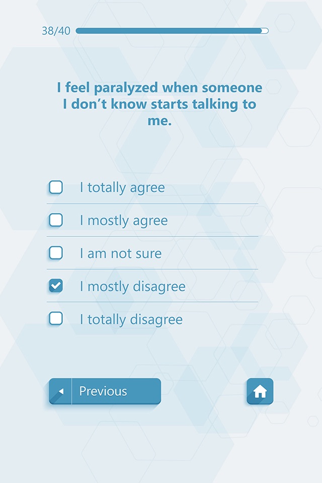 Social Anxiety Test - Psychological Test screenshot 4