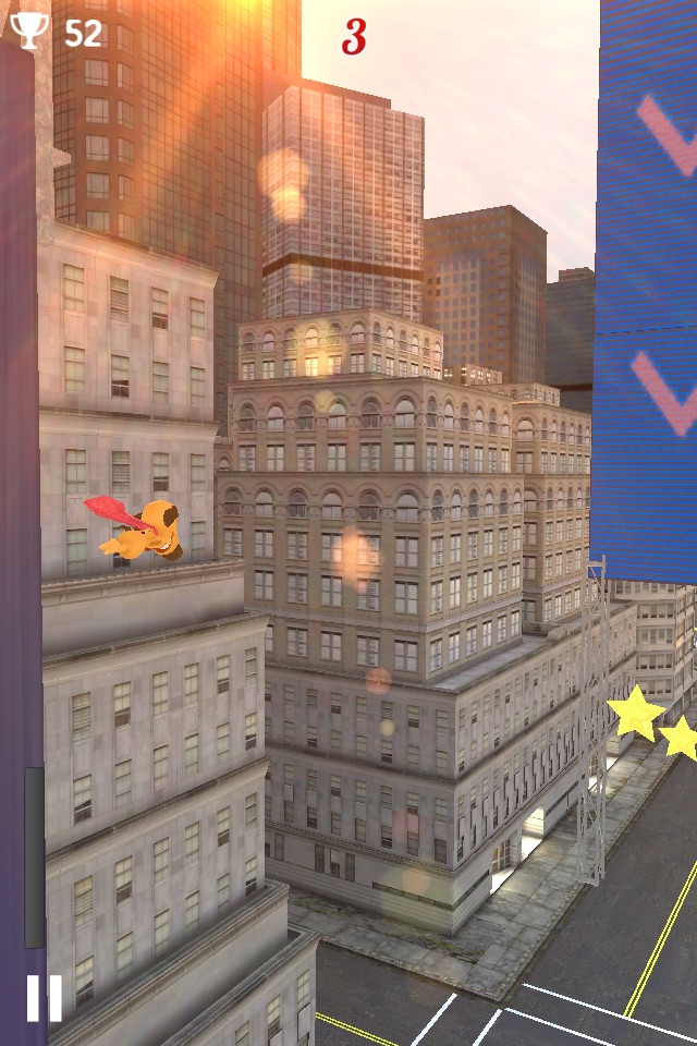 Flappy Super Dog 3D screenshot 3