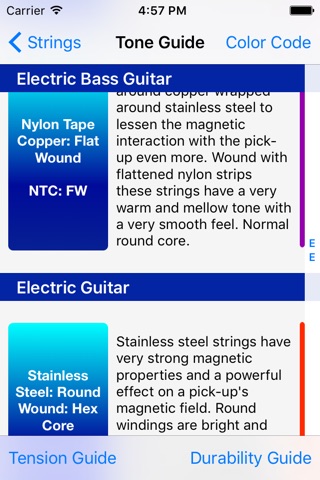 StringTracker Tone/Gauge Guide screenshot 4