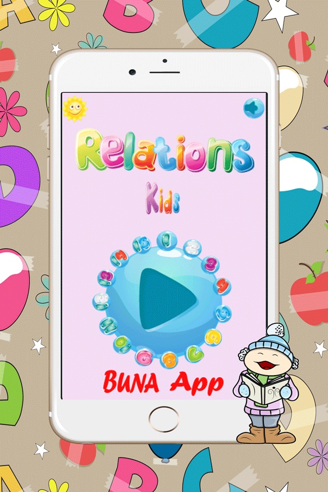 Fruits Vocabulary Relation : Preschool & Kindergarten Early Learning Games alphabet match free screenshot 2