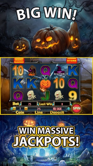 Halloween Slots - Vegas Slot Machine Games with Bonus and Ja(圖1)-速報App