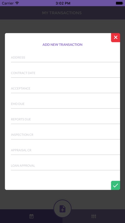 Pending Transaction App