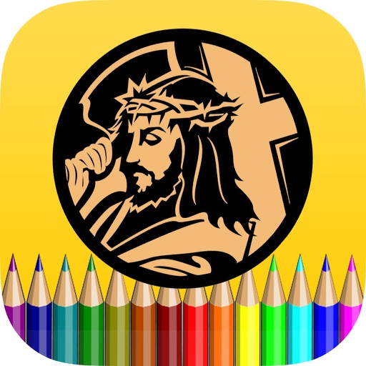 Bible Christ Coloring Book - Drawing and Paint For Kids iOS App