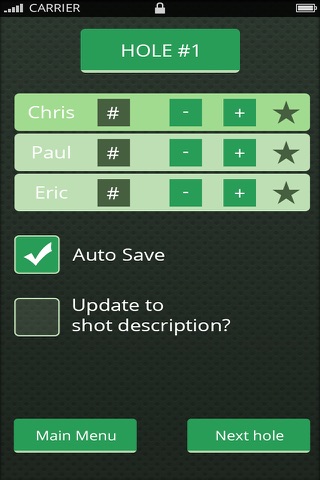 Golf Scorecard Keeper screenshot 4