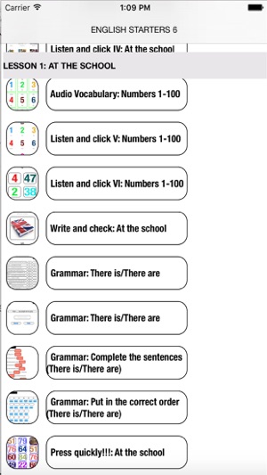 English Starters 6 for iPhone Learn Spea