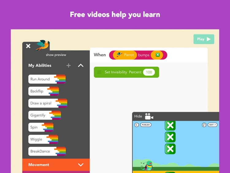 Hopscotch For Schools: Learn to code, make cool things, have fun.